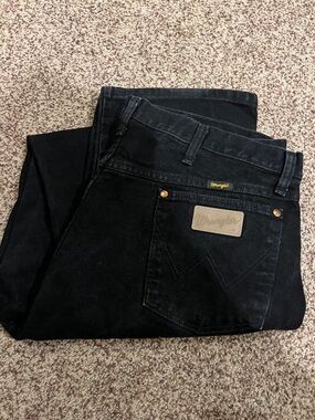 Wrangler black men’s jeans 40x34